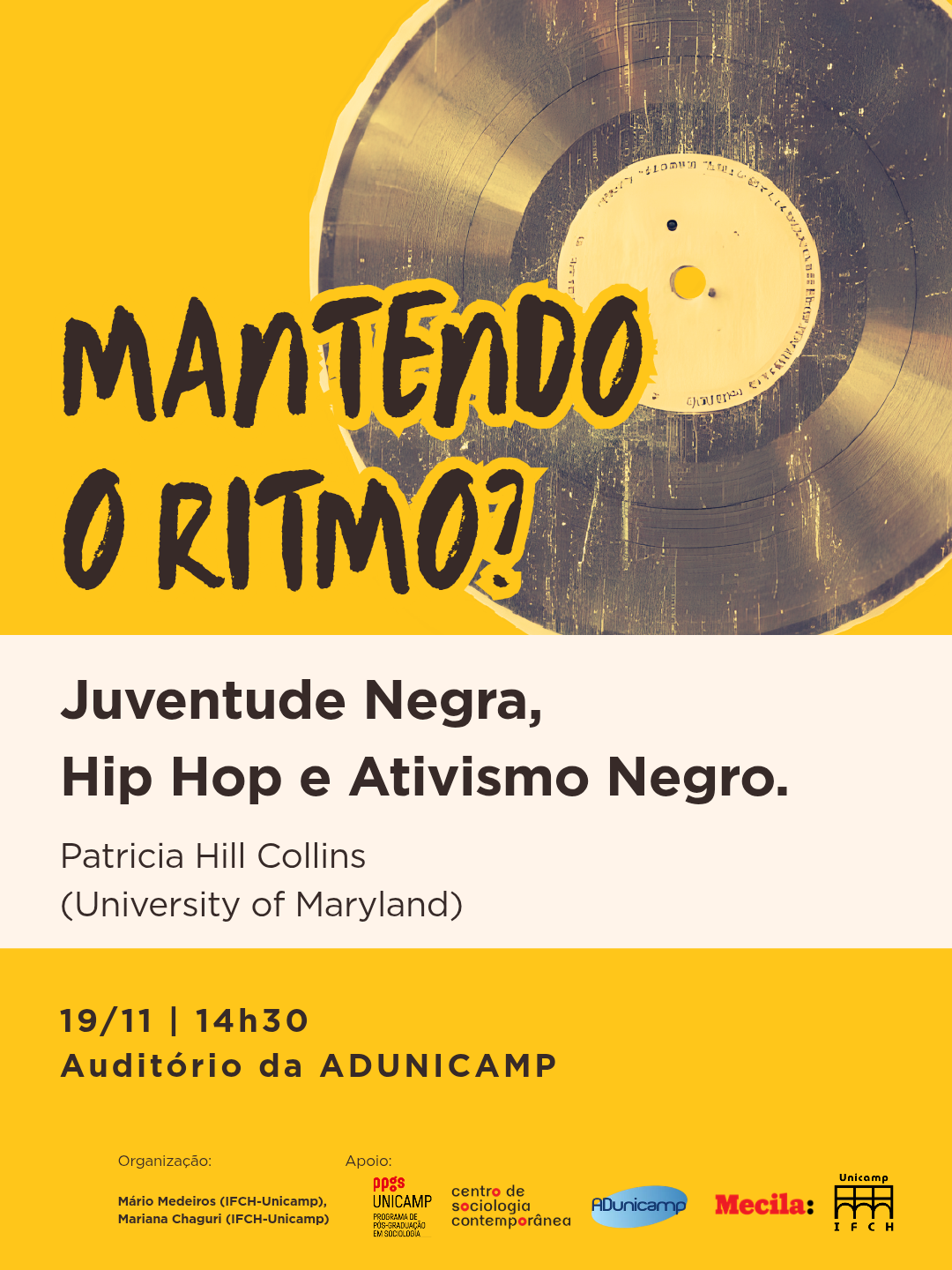 Juventude Negra, Hip Hop e Ativismo Negro, Patricia Hill Collins (University of Maryland)