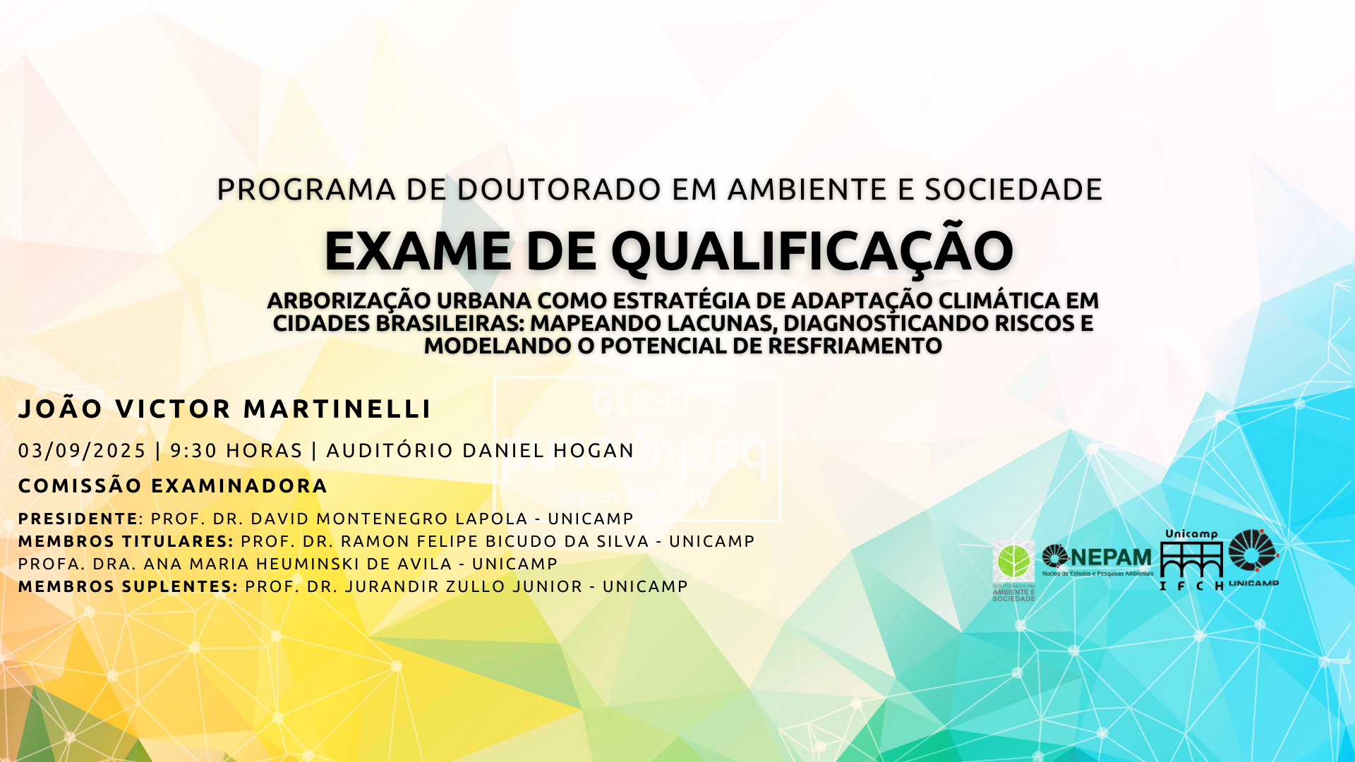 Exame de Qualificação - João Victor Martinelli