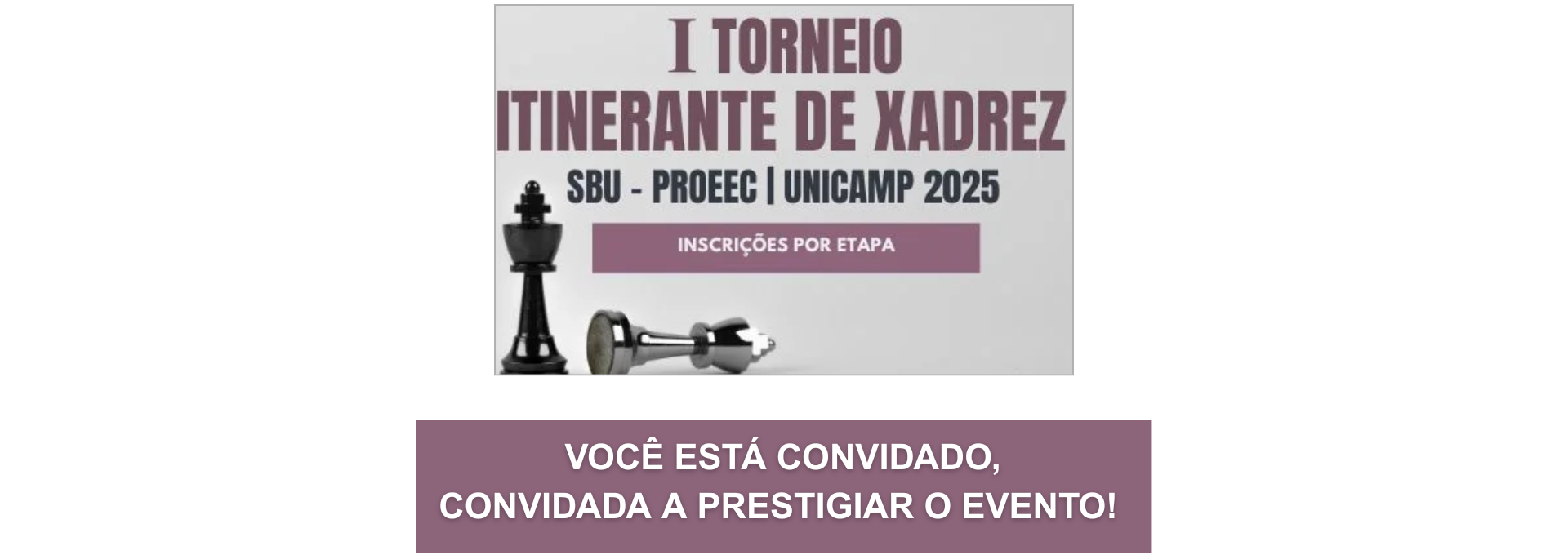 4ª Etapa do Torneio de Xadrez